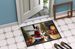 Bull Terrier And Santa Claus Doormat Front Door Mat Indoor Outdoor Rugs For Entryway, Non Slip Washable Low Pile, 24H X 36W_maomaolike.com
