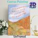 Inspirational Quote Landscape Painting Poster, Warm-toned Pastoral Hillside Scene Poster, Encourages Present-moment Acceptance, Ideal For Home Office_maomaolike.com