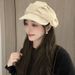 Hot Sale Octagonal Beret Hats Wool Newsboy Hat Women Cloud Street Brim Cap Outdoor Berets Caps_maomaolike.com