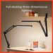 Lighting Stand Long Arm Clip-on Foldable Designer Work Clip Study Special Eye Protection Desk Lamp_maomaolike.com