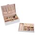 Double-Layer Leather Rings, Studs, Earrings, Necklaces, Large Capacity Jewelry Organizer Box For Hair Accessories_maomaolike.com