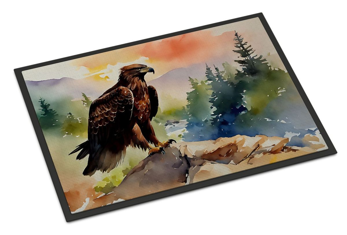 Eagle Doormat Front Door Mat Indoor Outdoor Rugs For Entryway, Non Slip Washable Low Pile, 24H X 36W_maomaolike.com