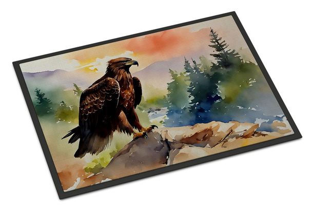 Eagle Doormat Front Door Mat Indoor Outdoor Rugs For Entryway, Non Slip Washable Low Pile, 24H X 36W_maomaolike.com