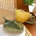 Niche Hand-painted Tulip Flower Ceramic Coffee Cup And Saucer Set Vintage Cup Afternoon Tea Latte Art Water Cup_maomaolike.com