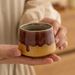 Middle Eastern Rough Pottery Espresso Cup Creative Ceramic Water Cup Kiln Transformed Tea Cup Master Cup_maomaolike.com