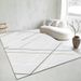 Living Room Rug Large Size Rug Abstract Geometric Pattern Bedroom Rug Plush Pile, Washable Thickened Underlay Bedside Rug Home Decor Rug_maomaolike.com