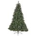 9 Ft Glitter Bristle Mixed Hinged Tree With 72 Red Berry And 73 Pine Cones And 2099 Branch Tips_maomaolike.com