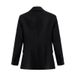 Women's clothing Suit Pants Irregular Lapel Simple Black Red Jacket + Pants_maomaolike.com