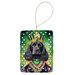Cocker Spaniel King Of Mardi Gras Porcelain Ornament Christmas Tree Hanging Decorations For Home Christmas Holiday, Rectangle, Gift, Multicolor_maomaolike.com