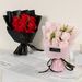 Christmas Festival Gift 9 Roses Soap Flower Bouquet – Christmas Valentine's Day Gift (Scented & Everlasting)_maomaolike.com