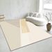 Living Room Rug Large Size Gorgeous Gold Frame Design Bedroom Rug Plush Thickened Machine Washable Thickened Underlay Interior Decorative Rug_maomaolike.com