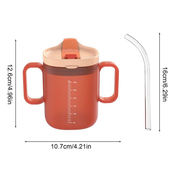 Adult Sippy With Lid And Straw Plastic Mug Drinking Disabled Elderly Spill Proof Dysphagia Cup Parkinsons Aids Living_maomaolike.com