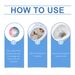 Jakehoe Toilet Fresh Cleaning Block, Toilet Toilet Clean Fragrance Deodorization Automatic Release Easy To Use_maomaolike.com