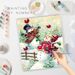 RUOPOTY Classic Picture By Original Gifts Decorative Paintings Christmas Snowman Numbers Painting Living Room Decoration_maomaolike.com