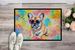 French Bulldog Hippie Dawg Doormat Front Door Mat Indoor Outdoor Rugs For Entryway, Non Slip Washable Low Pile, 24H X 36W_maomaolike.com