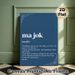 Balkan Slang "Ma Jok" Painting Poster, Minimalist Elegant Typographic Poster, Unique Cultural Linguistic Decor Ideal For Home Office, Living Room_maomaolike.com
