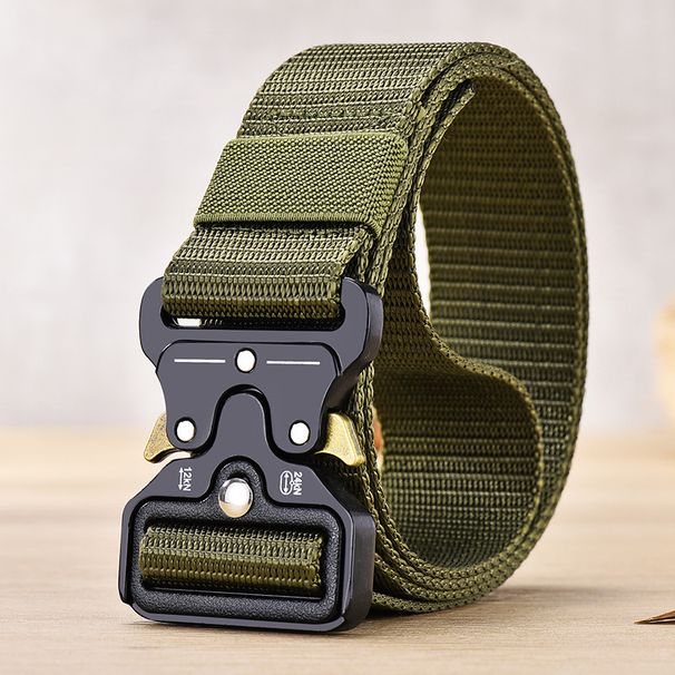 Men's Outdoor Hunting Tactical Multifunctional Combat Survival High Quality Canvas Nylon Mens Sport Belt_maomaolike.com