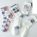 Unisex White mid-tube socks for female Instagram-matched high appearance level Sen department students cute stockings stockings_maomaolike.com