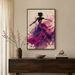 Elegant Ballerina Silhouette Fine Art Print For Living Room Bedroom Home Office Wall Hanging Display 40x60cm Framed_maomaolike.com