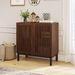 Buffet Cabinet With Storage 32" Wooden Sideboard Coffee Bar Station Anti-toppling Devices Keep Electronic Wires_maomaolike.com