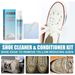 Jue-Fish Shoe Cleaning Care Set Small White Shoes Yellow Edge Stain Cleaning White Portable Whitening Agent_maomaolike.com
