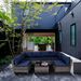 7-Piece Outdoor Patio Furniture Sets, All-Weather Wicker Rattan Sectional Sofa, Modern One Glass Coffee Table And Washable Seat Cushion (Gray+Blue)_maomaolike.com