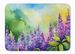 Idaho Syringa In Watercolor Memory Foam Kitchen Mat Machine Washable Anti-Fatigue Mat Cushion Comfort Bath Mat Or Kitchen Rug_maomaolike.com