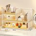Bathroom Cosmetic Washstand Organizer Women's Dressing Table Multi-layer Lipstick Skincare Storage Rack_maomaolike.com