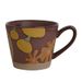 Vintage Hand-painted Mug, Coarse Pottery Breakfast Cup_maomaolike.com