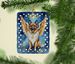 Belgian Tervuren My Angel Porcelain Ornament Christmas Tree Hanging Decorations For Home Christmas Holiday, Rectangle, Gift, Multicolor_maomaolike.com