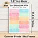 Bilingual Months Of The Year Painting Poster, Pastel-colored Clear Bilingual Text Poster, Supports Spanish And English Month Learning, Suitable For_maomaolike.com