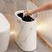 Cross-Border Oval Push-Top Trash Can, Bathroom Gap Plastic Bin, Classified Storage Wastebasket, Household Bin_maomaolike.com