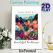 Whimsical Village Landscape Painting Poster, Vibrant Folk Art Style Poster, Colorful Hills & Houses With Inspirational Quote, Charming Wall Decor For_maomaolike.com