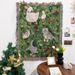 Vintage Style Cotton Thread Woven Tapestry Cabinet Universal Cover Blanket Room Bedroom Decoration Hanging Background Cloth_maomaolike.com