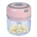 Mini Electric Garlic Chopper 8.45OZ Cordless Garlic Mincer Food Chopper Rechargeable Food Blender Chili Nut Onion Pepper Meat Ginger Food_maomaolike.com