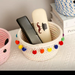Weaving Basket, Hair Clip Storage Box, Student Dormitory Table, Cotton Thread, Living Room_maomaolike.com