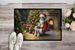 Fox Terrier And Santa Claus Doormat Front Door Mat Indoor Outdoor Rugs For Entryway, Non Slip Washable Low Pile, 24H X 36W_maomaolike.com