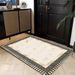 Living Room Rug,Large Rug,Oversized, Gold Leaves Design,Bedroom Rug,Soft And Thick, Machine Washable, Thickened Rug, Bedside Rug,Decorative Indoor Rug_maomaolike.com