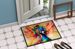 Peacock Doormat Front Door Mat Indoor Outdoor Rugs For Entryway, Non Slip Washable Low Pile, 24H X 36W_maomaolike.com