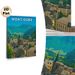 Mont-Dore Townscape Painting Poster, Vibrant European Mountain Village Scene Poster, Charming Scenic Artwork For Living Room, Bedroom Or Office_maomaolike.com