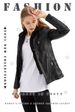 Hooded leather jacket two-piece set can remove oversize leather jacket female PU washed leather_maomaolike.com