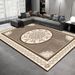 Living Room Rug,Large Rug,Oversized, Gold Leaves Design,Bedroom Rug,Soft And Thick, Machine Washable, Thickened Rug, Bedside Rug,Decorative Indoor Rug_maomaolike.com