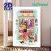 Sari-Sari Store Themed Painting Poster, Colorful Whimsical Neighborhood Grocery Scene Poster, Warm Nostalgic Artwork Ideal For Home, Kitchen And_maomaolike.com