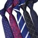 Unisex Men's narrow tie 6cm 1200 pin high density hand tie solid color striped wedding tie_maomaolike.com