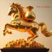 Hot-Selling Wealth-Attracting Golden Horse Stickers For Wall Decoration, Entrance, Glass, Kitchen, Bedside, Bedroom,_maomaolike.com