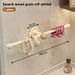 Hairband Storage Rack Walnut Wood Bathroom Wall-Mounted No-Drill Tie Holder Accessories Magic Hair Ring Hook_maomaolike.com
