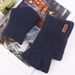 Wool touch screen gloves Warm knit half-finger gloves and fleece jacquard gloves_maomaolike.com