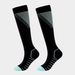 Socks new colorful striped V-shaped compression socks professional sports compression socks for men and women elastic socks fitness socks_maomaolike.com