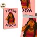 Desi Street Style Themed Painting Poster, Vibrant Illustrated Poster, Unique Cultural Fusion Design Featuring A Stylish Woman In Traditional Attire_maomaolike.com