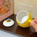 Little Bee Ceramic Cup With Lid Spoon, Mug, Coffee Cup_maomaolike.com